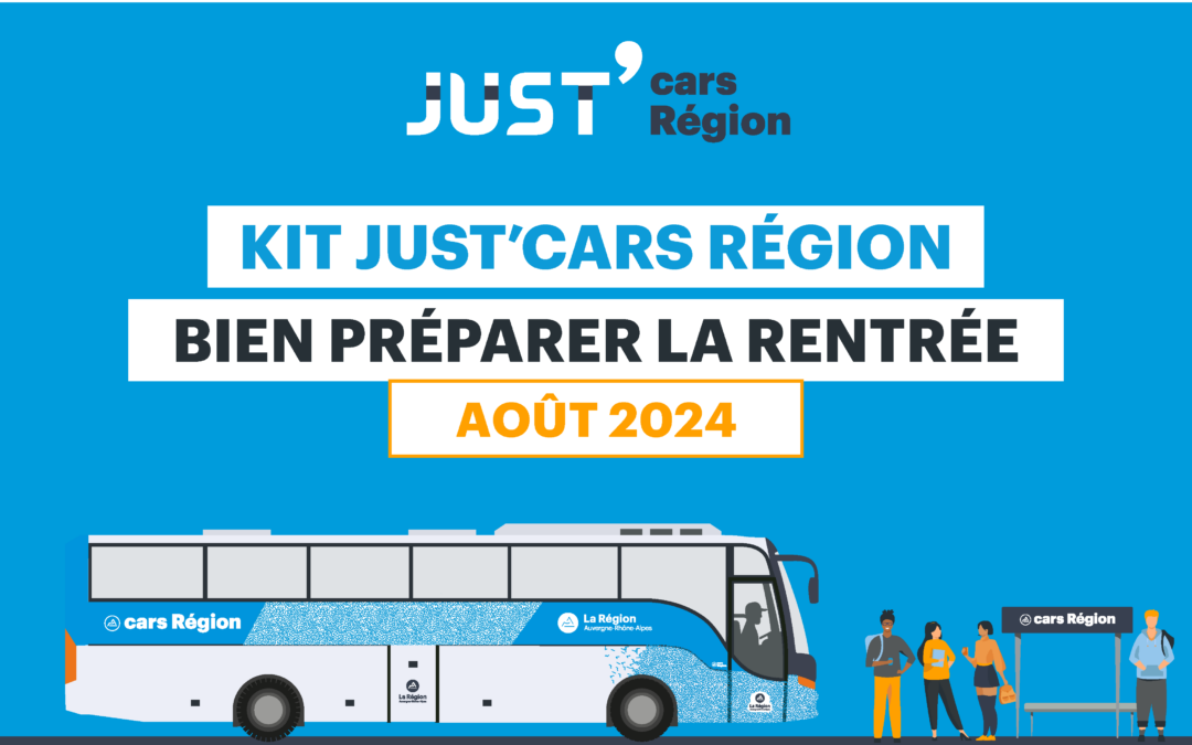 Préparez votre rentrée avec le kit Just’cars Région